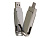 USB 3.0- флешка на 64 Гб поворотный механизм 2 в 1, c дополнительным разъемом Type-C с одноцветным металлическим клипом, серый - миниатюра - рис 5.