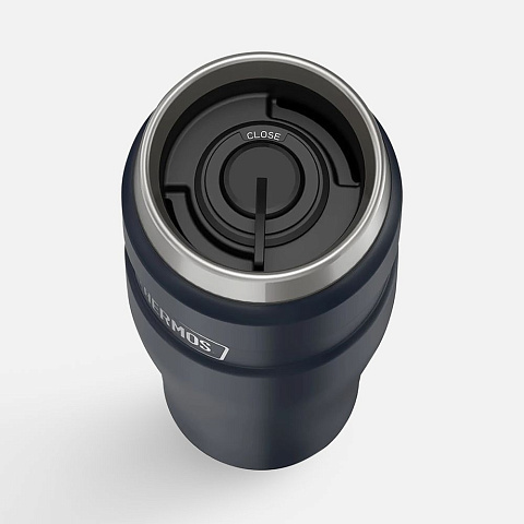 Термокружка King 470, темно-синяя - рис 5.