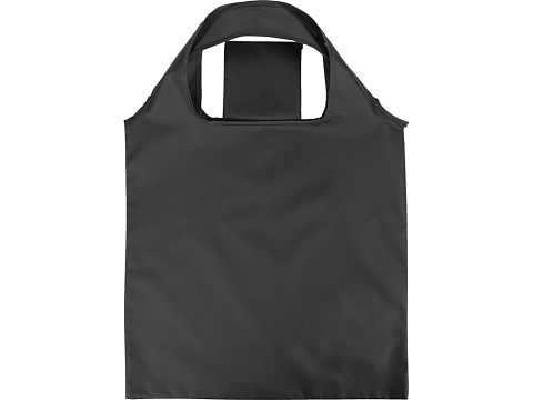 Складная сумка Reviver из переработанного пластика, черный - рис 3.