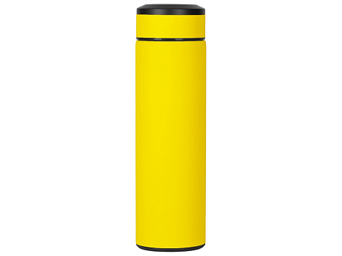Вакуумный термос Vacuum Flask C1, soft touch, 420мл, желтый - рис 3.