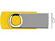 Флеш-карта USB 2.0 32 ГБ Квебек, желтый - миниатюра - рис 3.