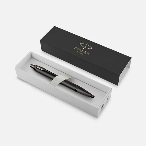 Ручка шариковая Parker IM Professionals Monochrome Titanium, темно-серая - рис 3.