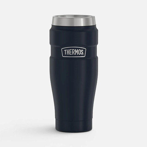 Термокружка King 470, темно-синяя - рис 3.